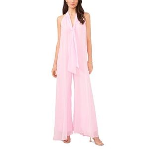 Jumpsuit Tie-Neck jumpsuit Chiffon Jumpsuit NWT size Medium.